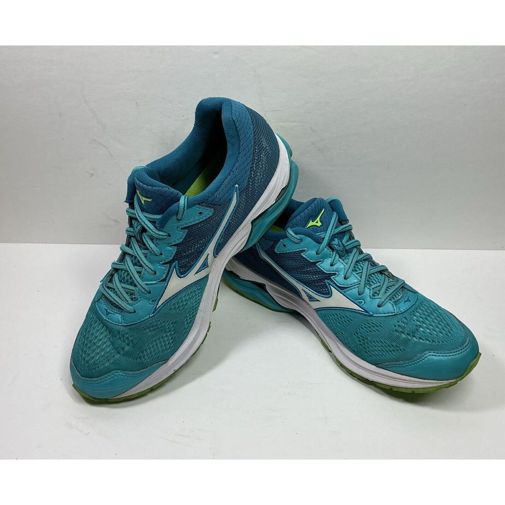 Mizuno‎ Wave Rider 21 Women Sneakers Sz 10 Blue Low Top Athletic Running Shoes